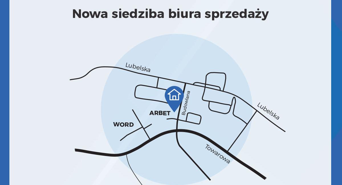 Uwaga! Nowa siedziba biura sprzedaży mieszkań!