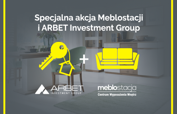 Mieszkanie od ARBET-u, meble od Meblostacji